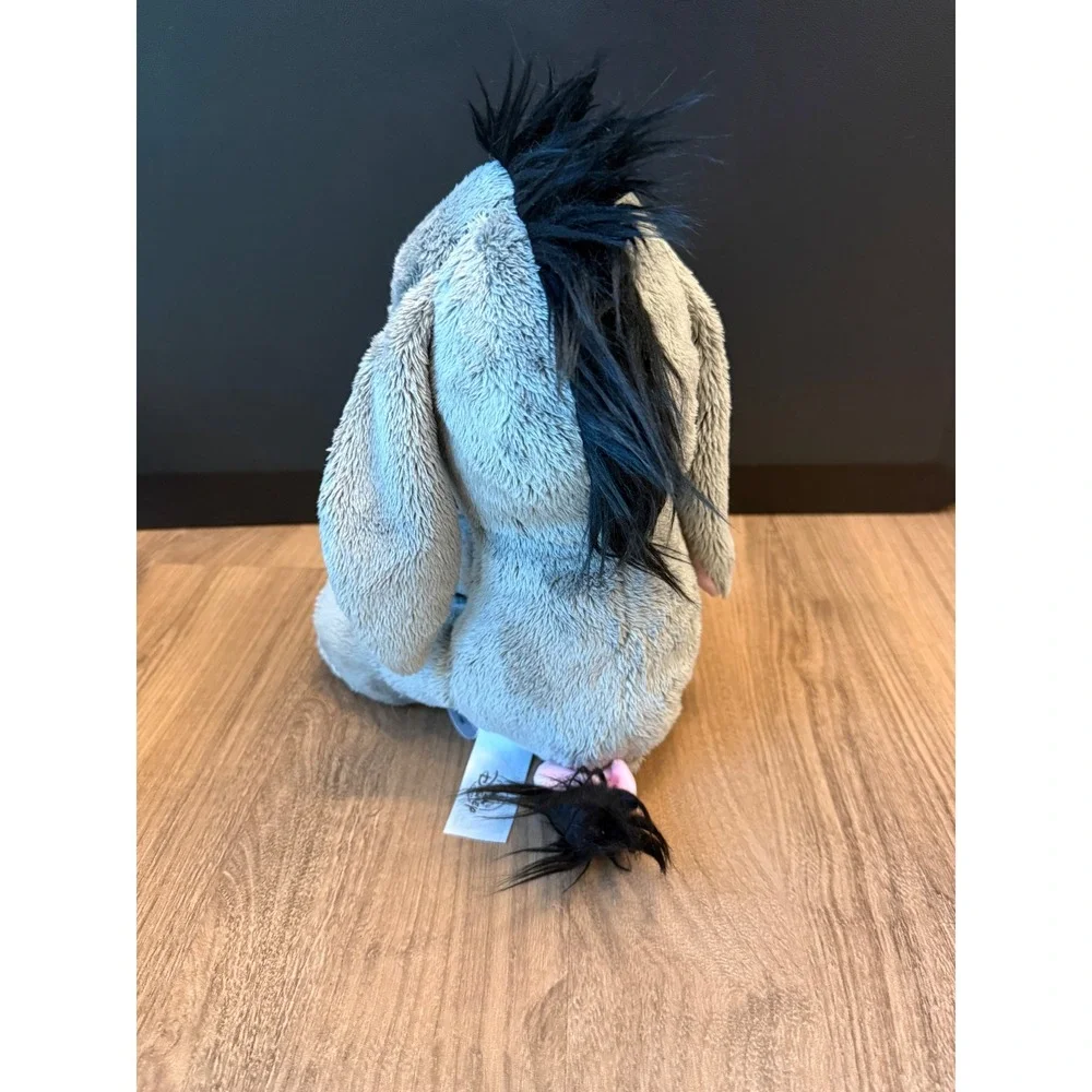 Disney Parks Eeyore Plush Winnie the Pooh Grey Stuffed Animal Toy 10 inch